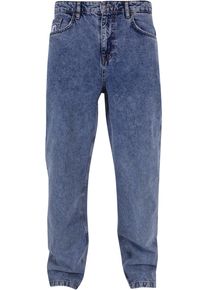 Karl Kani Herren Bequeme Jeans "Karl Kani Herren KK Retro Baggy Workwear Denim", blau, casual, Gr. 30, unifarben, 100% Baumwolle, Jeans