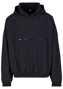 Urban Classics Herren Allwetterjacke "Urban Classics Herren 90's Pull Over Jacket", schwarz, casual, Gr. L, unifarben, 100% Polyamid, Jacken