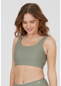 ENDURANCE ATHLECIA ATHLECIA Damen Triangel-Bikini-Top "Aqumiee", grün, casual, Gr. 40, unifarben, 80% Nylon, 20% Elasthan, Bikini-Oberteile, mit Quick-Dry Technologie