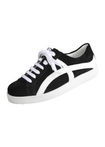 Damen Sneaker "Nora", Lei by tessamino, Gr. 44, schwarz, Leder, casual, Schuhe, in modischem Design