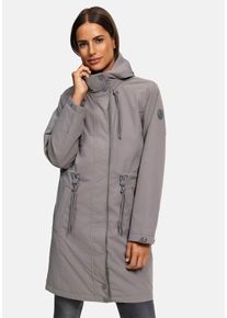 Marikoo Damen Outdoorjacke "Megumii", grau, Gr. S, Obermaterial: 100% Polyester; Innenmaterial: 100% Polyester; Futter & Wattierung: 100% Polyester,
