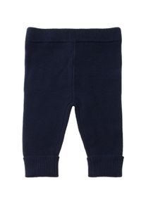 Liliput Mädchen Strickhose, blau, casual, Gr. 56, unifarben, 100% Baumwolle, Hosen, mit bequemen Rippbündchen