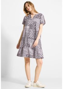 Cecil Damen Sommerkleid, rot, casual, Gr. L, bedruckt, Web, 100% Baumwolle, Kleider, aus 100% Baumwolle