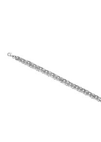 Vivance Damen Armband "925/- Sterling Silber weiß Armband Käfigkette 21 cm", 21cm, Silber 925 (Sterlingsilber), weiß, Silber 925 (Sterlingsilber),