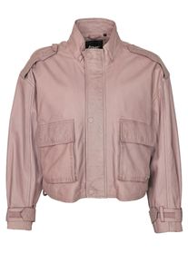 Maze Damen Lederjacke "42020132", lila, Gr. XL, Obermaterial: 100% Leder, Lammnappa / Innenfutter: 100% Polyester / Ärmelfutter: 100% Polyester,