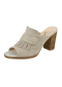 Damen Pumps "Ilva", Lei by tessamino, Gr. 41, beige, Leder, casual, Schuhe, mit Blockabsatz