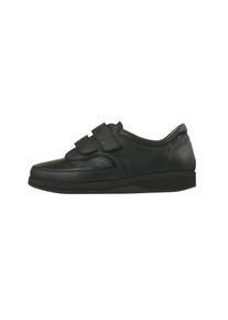 Natural Feet Damen Klettschuh "Göteborg XL", Gr. 34, schwarz, Leder, casual, Schuhe, mit speziellem Diatec-Innenfutter