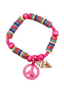 Damen Armband "Hippie", bunt, Collezione Alessandro, Holz, Armbänder