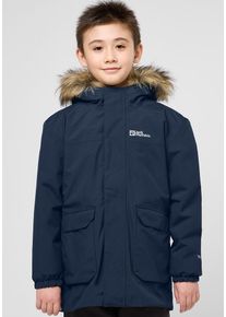 Jack Wolfskin Kinder 3-in-1-Funktionsjacke "COSY BEAR 3IN1 PARKA K", blau, Gr. 128, Hauptmaterial: 100% Polyester; Kontrast: 100% Polyester; Futter: