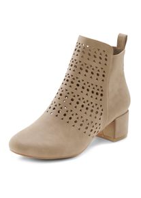 Lascana Damen Stiefelette, Gr. 36, grau, Obermaterial: 100% Lederimitat. Futter: 100% Lederimitat. Decksohle: 100% Lederimitat. Laufsohle: 100%