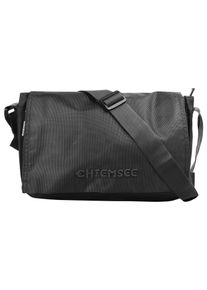 Chiemsee Damen Umhängetasche "APANATSCHI", schwarz, Kunstfaser, Strukturmuster, Taschen