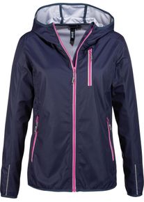 LPO Damen Softshelljacke "MECATINA PEAK II WOMEN", blau, sportlich, Gr. 42, 100% Polyester, Jacken, mit abnehmbarer Kapuze