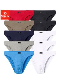 H.I.S. H.I.S Herren Slip "Herren Minislip", Gr. 3, bunt, Jersey, Obermaterial: 95% Baumwolle, 5% Elasthan, unifarben, Unterhosen, in Baumwoll-Mix