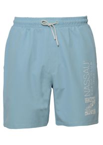 NASSAU BEACH Herren Badehose "NB231018", blau, Gr. S, 100% Polyester, Badehosen