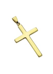 Diamonds by Ellen K. Damen Ketten-Anhänger "Gold 333 Kreuz 41mm", ONE-SIZE, Gold, 1,2 g, gelb, FASCINATION BY ELLEN K., Gold, Schmuckanhänger