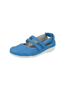 Natural Feet Damen Ballerina "Josi", Gr. 43, blau, Leder, casual, Schuhe, mit stoßhemmender Laufsohle