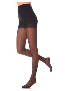 Damen Stützstrumpfhose, 3, 140 den, schwarz, 77% Polyamid, 23% Elasthan, Strumpfhosen