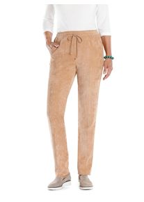 Classic Basics Damen Cordhose, braun, Gr. 26, unifarben, 82% Polyester, 15% Polyamid, 3% Elasthan, Hosen
