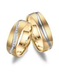 Trauring MARRYA "Titan Ringe Trauringe Eheringe Partnerringe" Fingerringe Gr. 56, Titan, goldfarben (damen ring, gold, silber) Damen