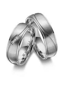 Verlobungsring MARRYA "Titan Ringe Trauringe Eheringe Partnerringe" Fingerringe Gr. 70, Titan, silberfarben (herren ring, silber) Damen