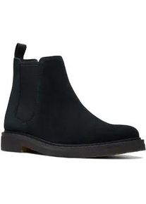 Chelseaboots Clarks "Clarkdale Easy" Gr. 46, schwarz (black sde) Herren Schuhe Boots, Anzugschuh, Stiefelette mit herausnehmbarem Fußbett