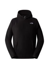 Fleecepullover The North Face "M 100 GLACIER HOODIE" Gr. XL, schwarz (tnf schwarz, npf) Herren Sweatshirts