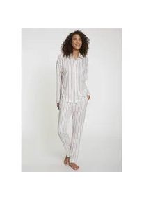 Pyjama Vivance DREAMS Gr. 44/46, bunt (bunt gestreift) Damen Homewear-Sets in klassischem Schnitt