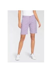 Chinoshorts MAC "Chino-Shorts" Gr. 48, N-Gr, lila (lavendel) Damen Hosen Krempelbare Shorts