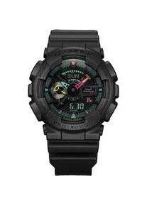 Chronograph Casio G-SHOCK Armbanduhren schwarz Herren Quarzuhr, Armbanduhr, Herrenuhr, analog, digital