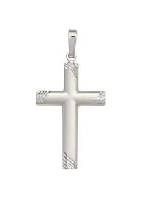 Kreuz-Anhänger Jobo "Anhänger Kreuz" Schmuckanhänger Gr. Silber 925 (Sterlingsilber), silberfarben (silber 925) Damen 925 Silber