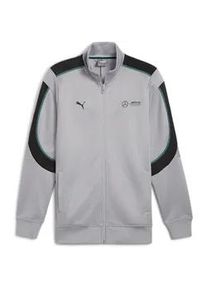 Sweatjacke Puma "Mercedes-AMG Petronas F1 MT7+ Trainingsjacke Herren" Gr. XXL, grau (team silver gray) Herren Sweatjacken