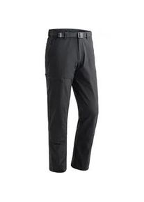 Outdoorhose Maier Sports "Nil Winter" Gr. 27, Kurzgrößen, schwarz Herren Hosen Winter Wanderhose, Funktionshose mit Netzinnenfutter