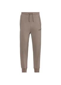 Jogginghose BOSS Green "Hadiko Mirror" Gr. M, N-Gr, braun (light/pastel green334) Herren Hosen mit Tunnelzug