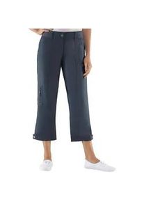 Stretch-Hose Casual Looks Gr. 22, Kurzgrößen, blau (jeansblau) Damen Hosen