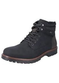 Winterstiefelette Rieker Gr. 46, schwarz (schwarz, dunkelbraun) Herren Schuhe Winterboots, Schnürstiefelette mit TEX-Membran