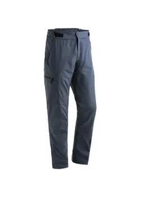 Funktionshose Maier Sports "R3 Zed Pants M" Gr. 48, Normalgrößen, blau (graublau) Herren Hosen Outdoorhose elastische Wanderhose Regular fit