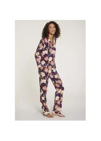 Pyjama Vivance DREAMS Gr. 44/46, bunt (bunt geblümt) Damen Homewear-Sets mit kreativen Mustern