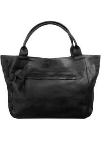 XZONE Shopper X-ZONE Gr. B/H/T: 34cm x 29cm x 15cm onesize, schwarz Damen Taschen echt Leder