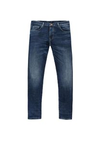 Cars Jeans Herren Slim-fit-Jeans "Jeans Bates", blau, modisch, Gr. 32, Abriebeffekte, Denim/Jeans, Obermaterial: 88% Baumwolle, 7% Polyester, 5%