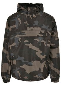 Brandit Herren Allwetterjacke "Brandit Herren Summer Pull Over Jacket", grün, casual, Gr. XXXL, mehrfarbig, 100% Polyester, Jacken