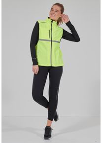 Endurance Herren Funktionsweste "LAUPEN XQL", gelb, sportlich, Gr. M, 100% Polyester, Westen, mit optimaler Sichtbarkeit im Straßenverkehr