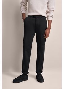 Bugatti Herren Stoffhose, schwarz, casual, Gr. 40, 89% Baumwolle, 7% Elastomultiester, 4% Elasthan, Hosen, mit hohem Baumwollanteil