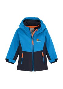 Kinder Softshelljacke "FIOW 5 MNS SFTSHLL JCKT", blau, sportlich, Gr. 86, FIRST INSTINCT BY Killtec, Oberstoff: Oberseite: 100% Polyester, Rückseite: