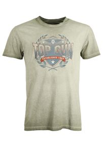 Top Gun Herren T-Shirt "TG20201034", grün, Gr. XXXL, Obermaterial: 100% Baumwolle, Shirts