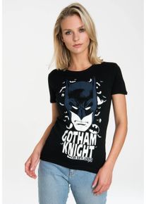 logoshirt Damen T-Shirt "Batman - Gotham Knight", schwarz, casual, Gr. XXL, bedruckt, 100% Baumwolle, Shirts, mit lizenziertem Originaldesign