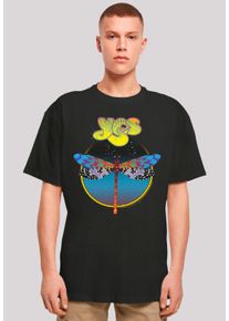 F4NT4STIC Herren T-Shirt "YES Dragonfly Tour V1", schwarz, casual, Gr. XS, Obermaterial: 100% Baumwolle, Shirts, Premium Qualität