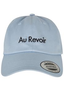MisterTee Damen Snapback Cap "MisterTee Herren Au Revoir Dad Cap", blau, casual, bedruckt, 100% Baumwolle, Caps