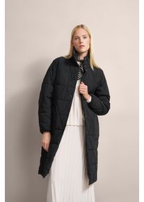 Bugatti Damen Kurzmantel, schwarz, casual, Gr. 46, 100% Polyester, Mäntel, mit lässigem Schnitt