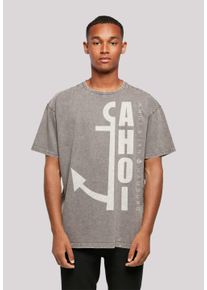 F4NT4STIC Herren T-Shirt "Ahoi Anker Knut & Jan Hamburg", grau, casual, Gr. XL, Obermaterial: 100% Baumwolle, Shirts, Print