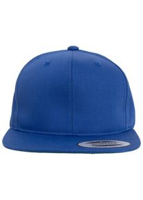 Flexfit Baby Flex Cap "Flexfit Snapback Pro-Style Twill Snapback Youth Cap", blau, casual, Gr. 1, unifarben, 60% Baumwolle, 40% Polyester, Caps